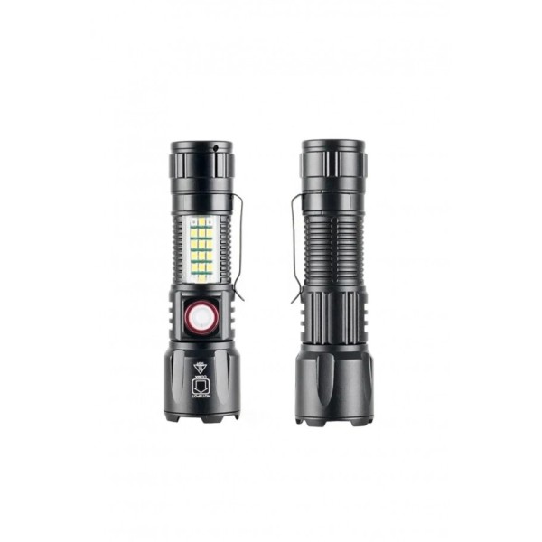 10W 1000 Lümen Şarjlı Metal El Feneri WS-2828