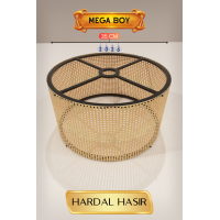 Hardal Hasır Lambader Başlığı 35 CM Mega Boy