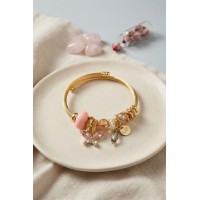 Pembe Model Charmlı Bileklik TJ-BB8700