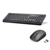 Kablosuz Klavye Mouse Seti 2.4 Ghz Siyah HK6800