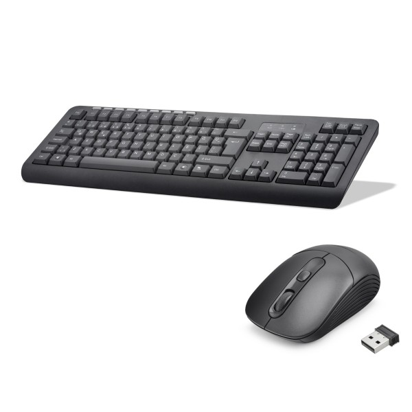 Kablosuz Klavye Mouse Seti 2.4 Ghz Siyah HK6800