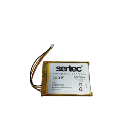 Go 2 uyumlu 3.7v 730 mah Soketli Batarya