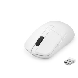 Dual Mode Şarjlı Kablosuz Mouse Bluetooth 2.4 Ghz 6200 Dpı Beyaz HDX3414W