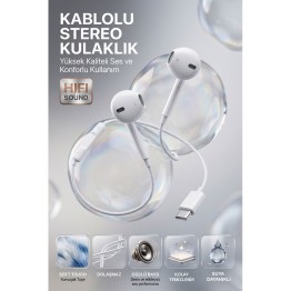 USB-C Bağlantı Mikrofonlu Kulaklık KH228