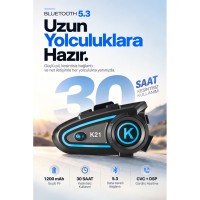 Su Geçirmez Motosiklet Kask Bluetooth Kulaklık K21S